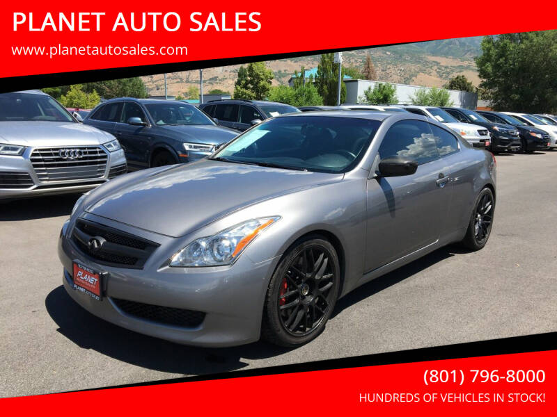 2008 Infiniti G37 for sale at PLANET AUTO SALES in Lindon UT