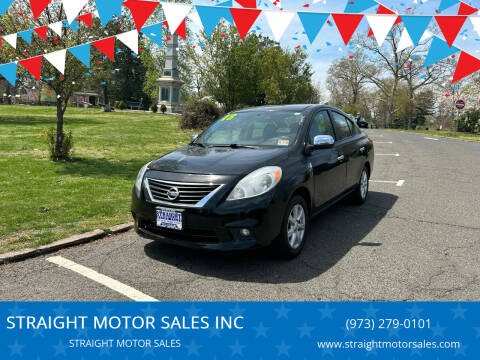 2013 Nissan Versa for sale at STRAIGHT MOTOR SALES INC in Paterson NJ