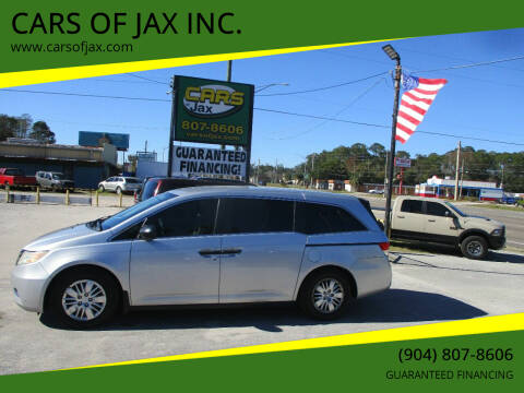 2014 Honda Odyssey for sale at CARS OF JAX INC. in Jacksonville FL