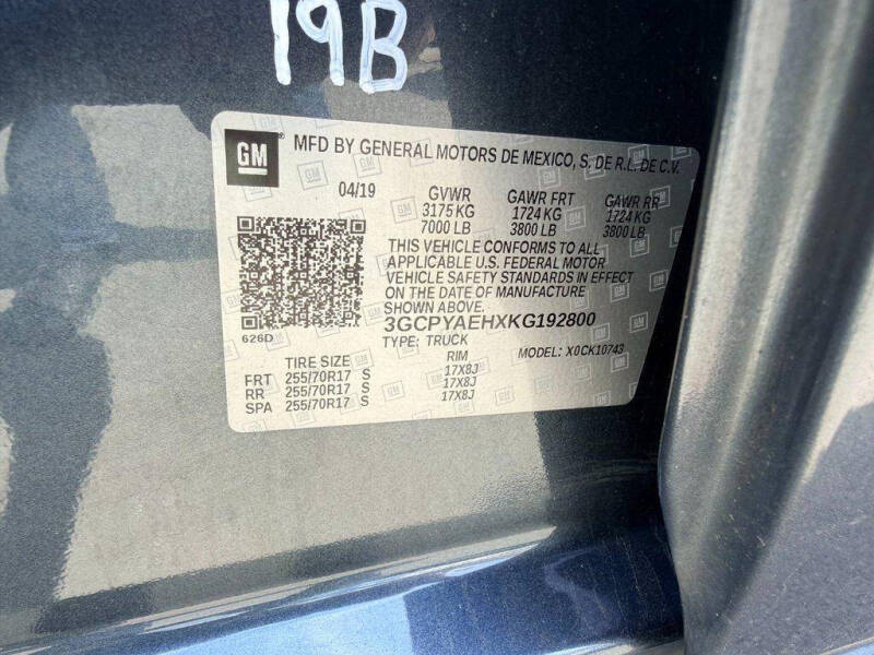 2019 Chevrolet Silverado 1500