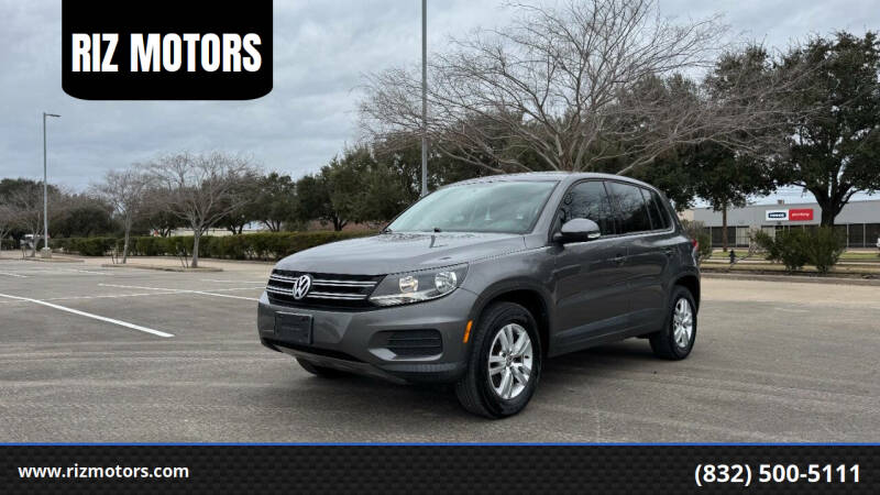 2012 Volkswagen Tiguan for sale at RIZ MOTORS in Stafford TX