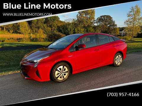 2016 Toyota Prius for sale at Blue Line Motors in Winchester VA