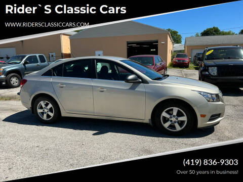 2014 Chevrolet Cruze for sale at Rider`s Classic Cars in Millbury OH