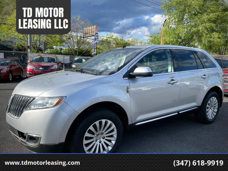 2014 Lincoln MKX for sale at TD MOTOR LEASING LLC in Staten Island NY
