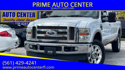 2010 Ford F-250 Super Duty for sale at PRIME AUTO CENTER in Palm Springs FL