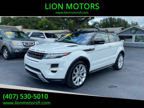 2012 Land Rover Range Rover Evoque Coupe