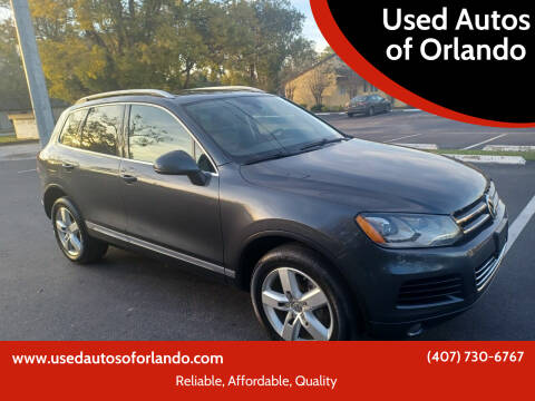 2014 Volkswagen Touareg for sale at Used Autos of Orlando in Orlando FL