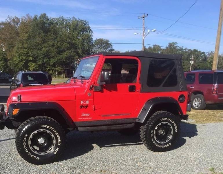 2005 Jeep Wrangler for sale at J Wilgus Cars in Selbyville DE