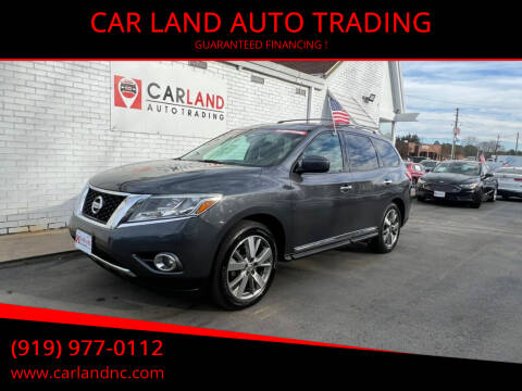 2013 Nissan Pathfinder for sale at CAR LAND  AUTO TRADING in Raleigh NC