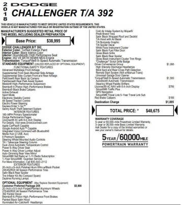 2018 Dodge Challenger