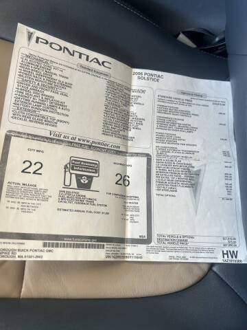 2006 Pontiac Solstice
