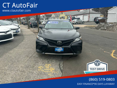 2018 Toyota Camry for sale at CT AutoFair in West Hartford CT