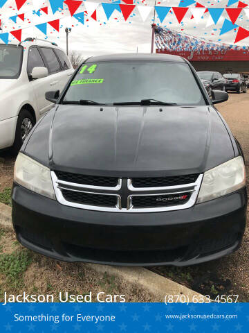 2014 Dodge Avenger for sale at Jackson Used Cars in Forrest City AR