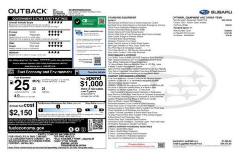 2024 Subaru Outback Touring XT