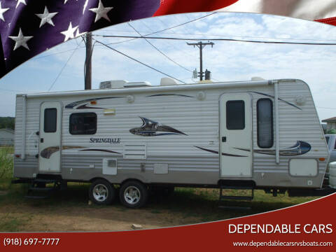 2011 Keystone SPRINGDALE 25ft (1) BIG SLIDE for sale at DEPENDABLE CARS in Mannford OK