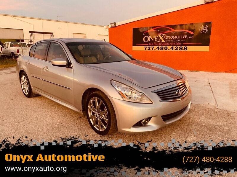 2010 Infiniti G37 Sedan for sale at ONYX AUTOMOTIVE, LLC in Largo FL