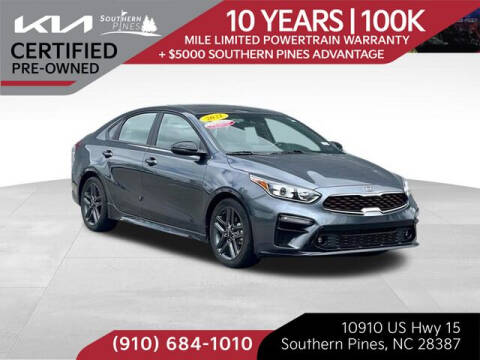 2021 Kia Forte for sale at PHIL SMITH AUTOMOTIVE GROUP - Pinehurst Nissan Kia in Southern Pines NC