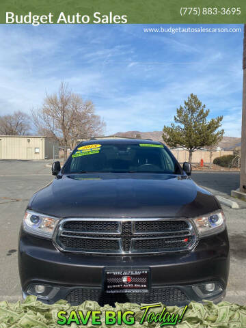 2018 Dodge Durango for sale at Budget Auto Sales in Carson City NV