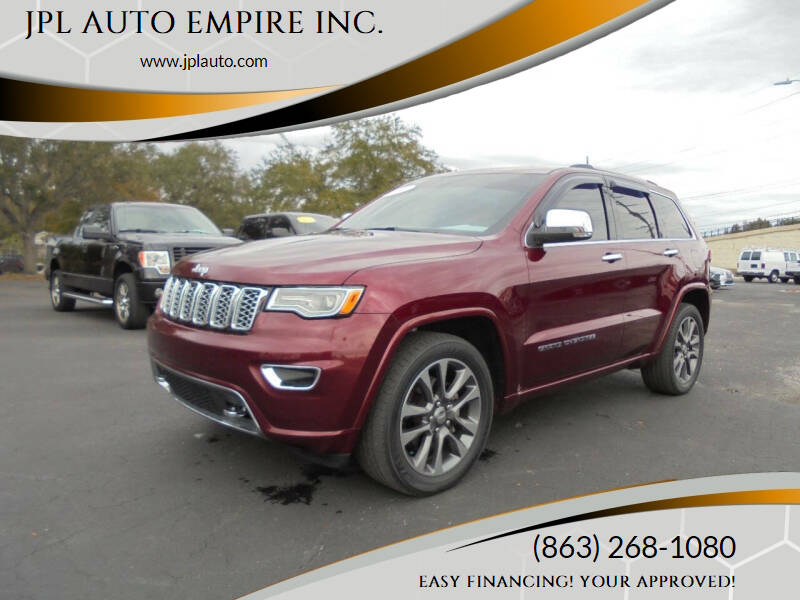 2017 Jeep Grand Cherokee for sale at JPL AUTO EMPIRE INC. in Lake Alfred FL