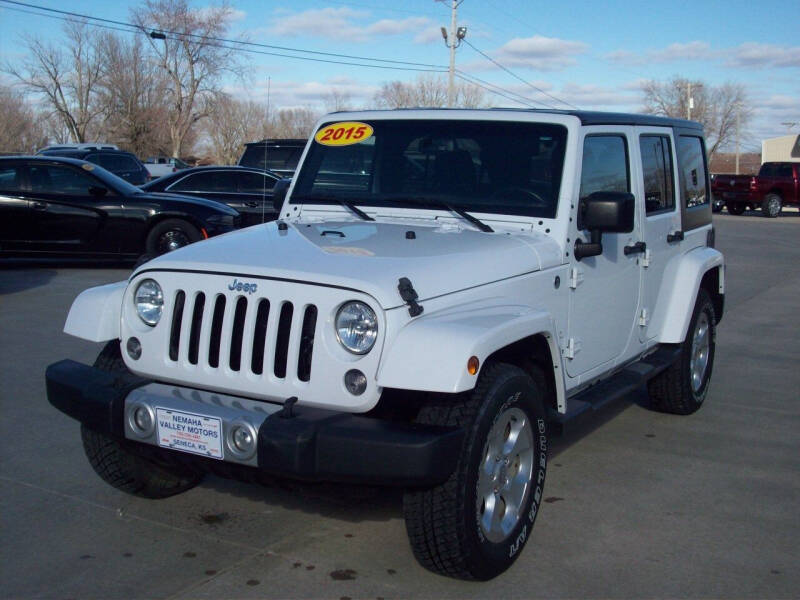 2015 Jeep Wrangler Unlimited for sale at Nemaha Valley Motors in Seneca KS