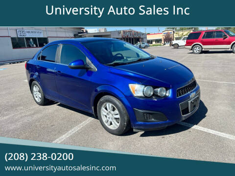2013 Chevrolet Sonic for sale at University Auto Sales Inc in Pocatello ID