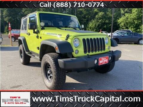 2016 Jeep Wrangler for sale at TTC AUTO OUTLET/TIM'S TRUCK CAPITAL & AUTO SALES INC ANNEX in Epsom NH
