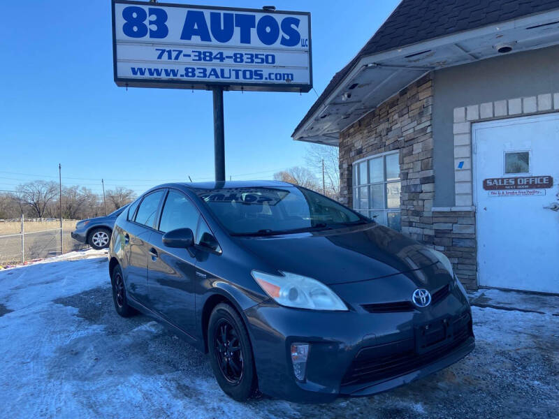 2013 Toyota Prius for sale at 83 Autos LLC in York PA