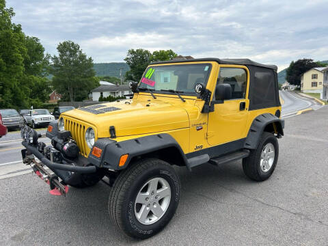 2001 Jeep Wrangler for sale at George's Used Cars Inc in Orbisonia PA