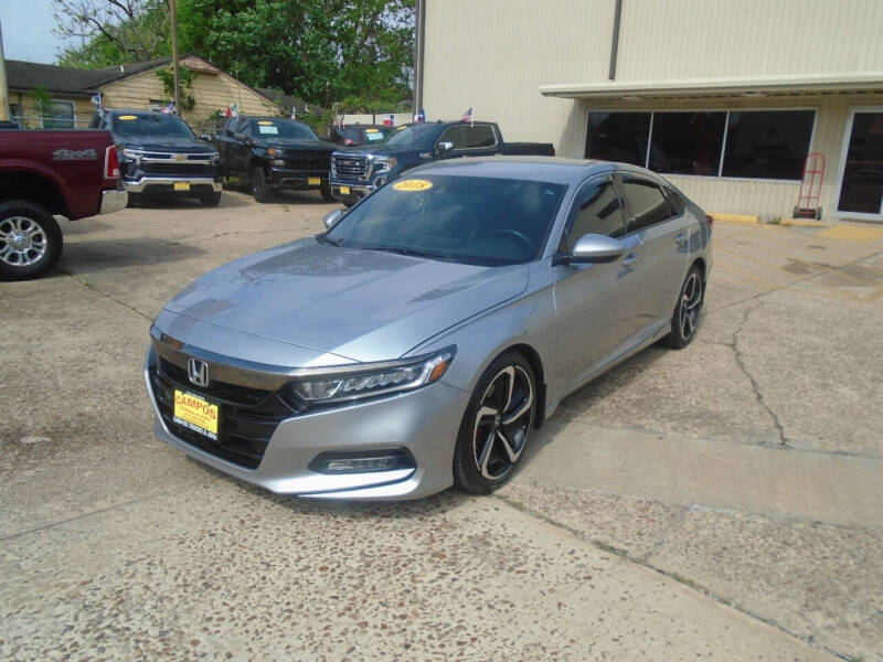 2018 Honda Accord for sale at Campos Trucks & SUVs, Inc. in Houston TX