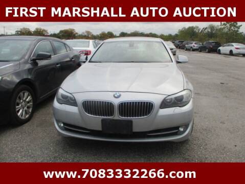 2011 BMW 5 Series for sale at First Marshall Auto Auction in Harvey IL