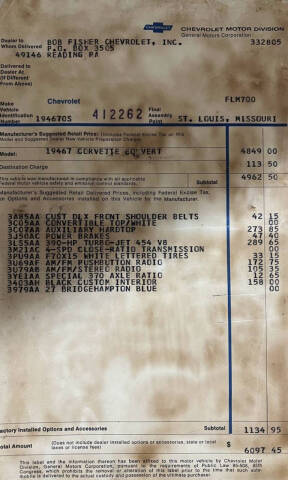 1970 Chevrolet Corvette