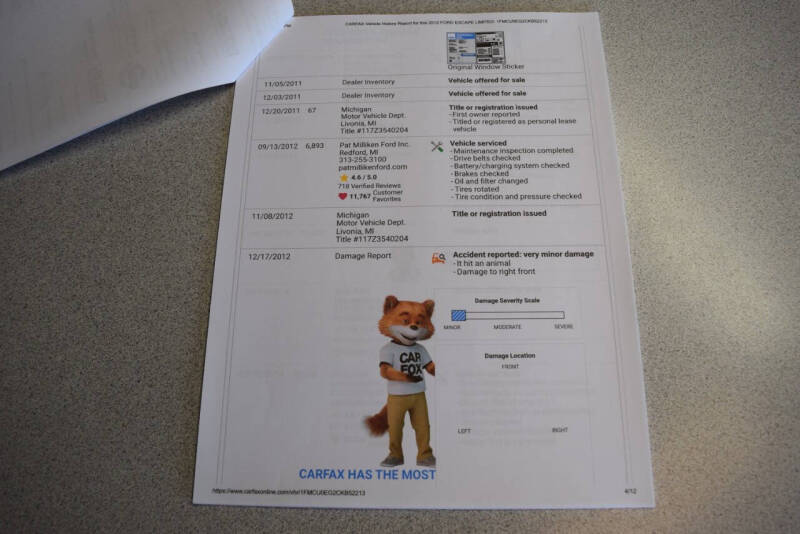 2012 Ford Escape Limited