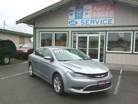 2016 Chrysler 200 for sale at 777 Auto Sales and Service in Tacoma WA