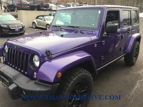 2016 Jeep Wrangler Unlimited for sale at J & M Automotive in Naugatuck CT
