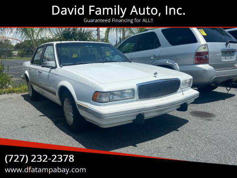 1994 Buick Century for sale at David Family Auto, Inc. in New Port Richey FL