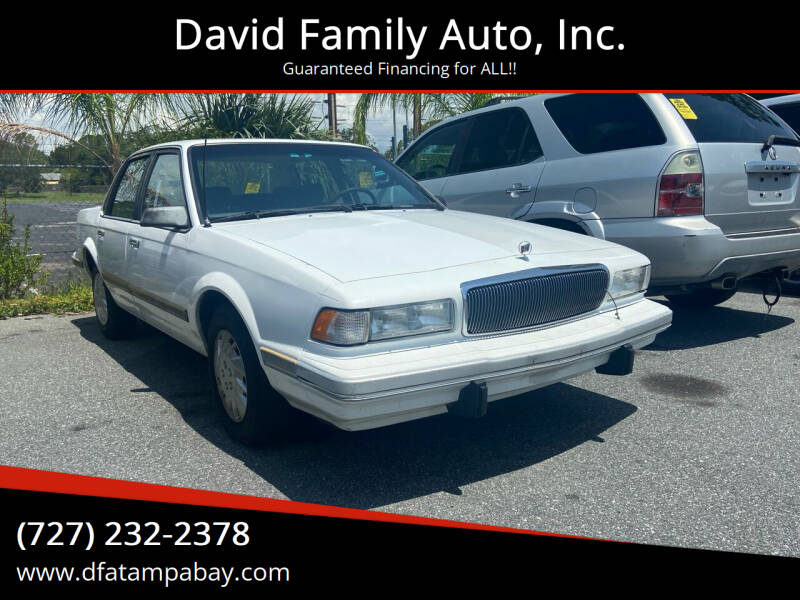 1994 Buick Century for sale at David Family Auto, Inc. in New Port Richey FL