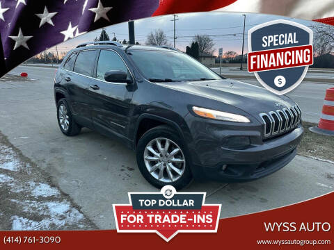 2016 Jeep Cherokee for sale at Wyss Auto in Oak Creek WI