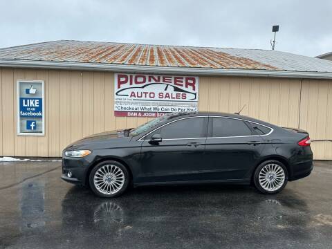 2015 Ford Fusion for sale at Pioneer Auto Sales in Pioneer OH