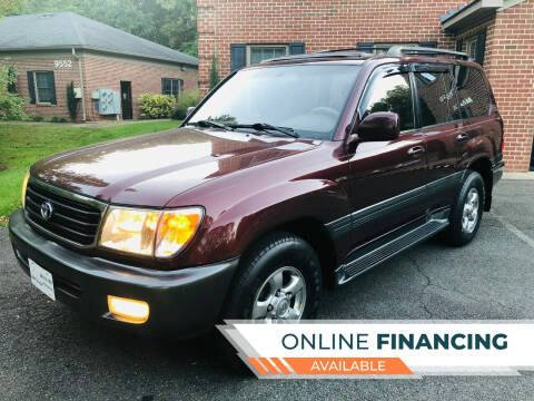 2001 Toyota Land Cruiser for sale at White Top Auto in Warrenton VA