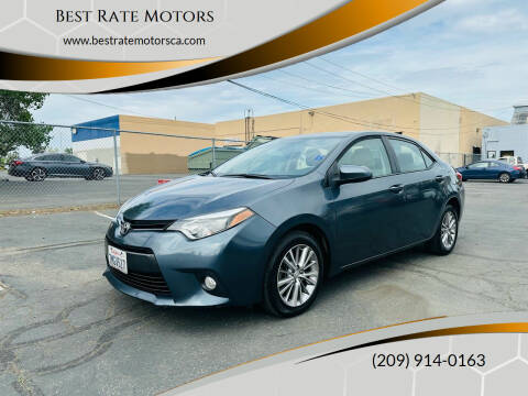 2015 Toyota Corolla for sale at Best Rate Motors in Sacramento CA