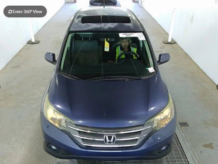 Blue 2012 Honda CR-V EX EX 4dr SUV 2