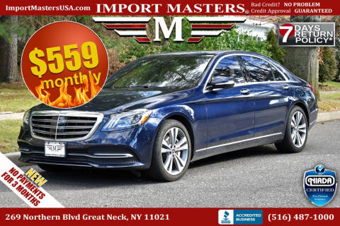 2020 Mercedes-Benz S-Class for sale at Import Masters in Great Neck NY