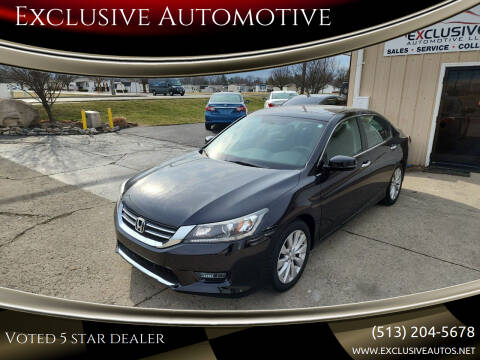 2015 Honda Accord for sale at Exclusive Automotive in West Chester OH