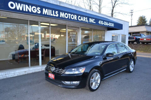 2015 Volkswagen Passat for sale at Owings Mills Motor Cars in Owings Mills MD