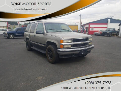 1998 Chevrolet Tahoe for sale at Boise Motor Sports in Boise ID