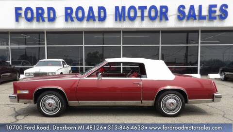 1984 Cadillac Eldorado for sale at Ford Road Motor Sales in Dearborn MI