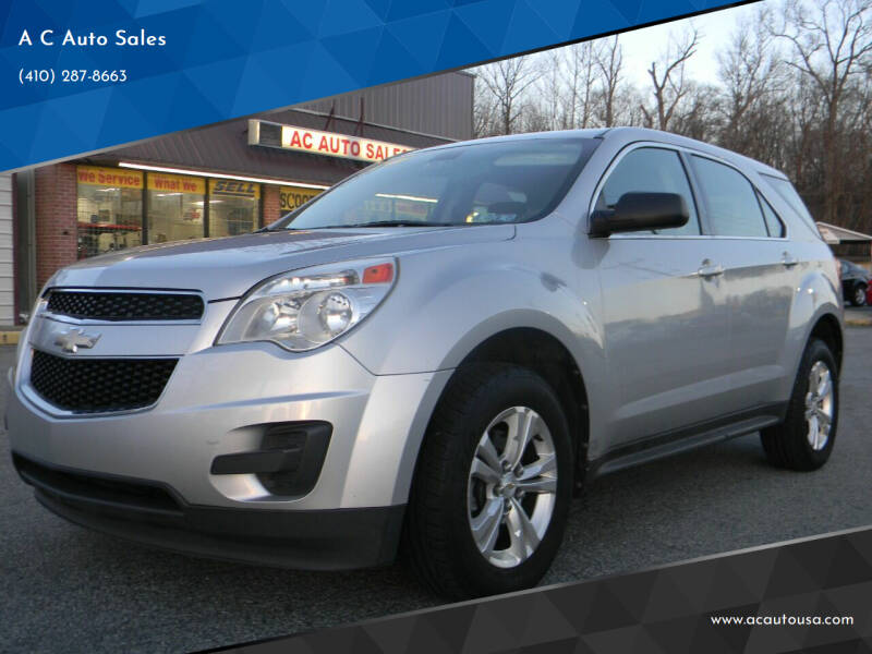 2011 Chevrolet Equinox for sale at A C Auto Sales in Elkton MD