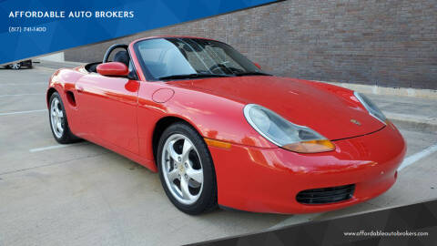 2001 Porsche Boxster for sale at AFFORDABLE AUTO BROKERS in Keller TX