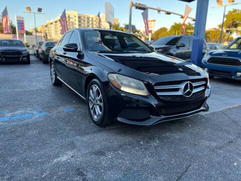 2015 Mercedes-Benz C-Class for sale at THE SHOWROOM in Miami FL
