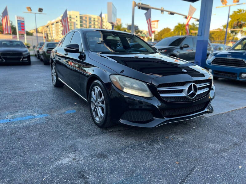 2015 Mercedes-Benz C-Class for sale at THE SHOWROOM in Miami FL
